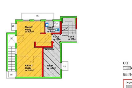 Wohnung Tübingen Schönblick / Winkelwiese - 2 Zimmer, 44 m&sup2;, 854&euro; | Angebot:27534853