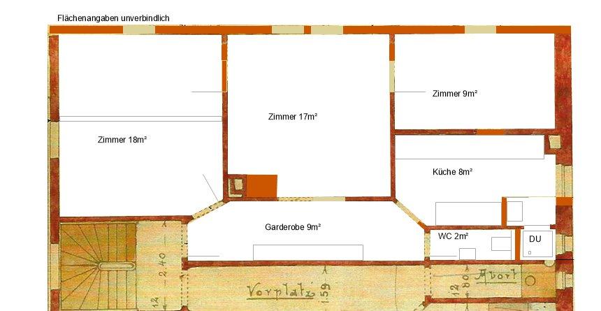 Etagenwohnung Esslingen am Neckar Brühl - 3 Zimmer, 65 m&sup2;, 850&euro; | Angebot:27578346