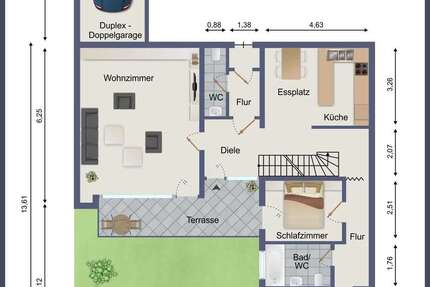 Haus Leinfelden-Echterdingen Echterdingen - 6 Zimmer, 122 m&sup2;, 559.000&euro; | Angebot:26038032