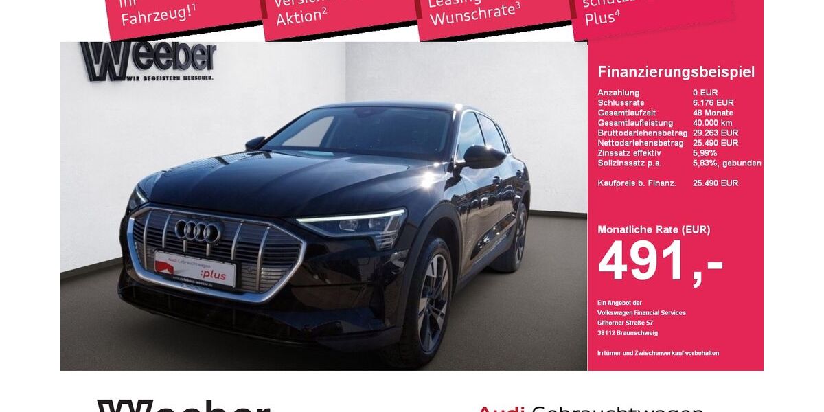 Audi e-tron 62.963 km 24.490 &euro; Herrenberg 71083