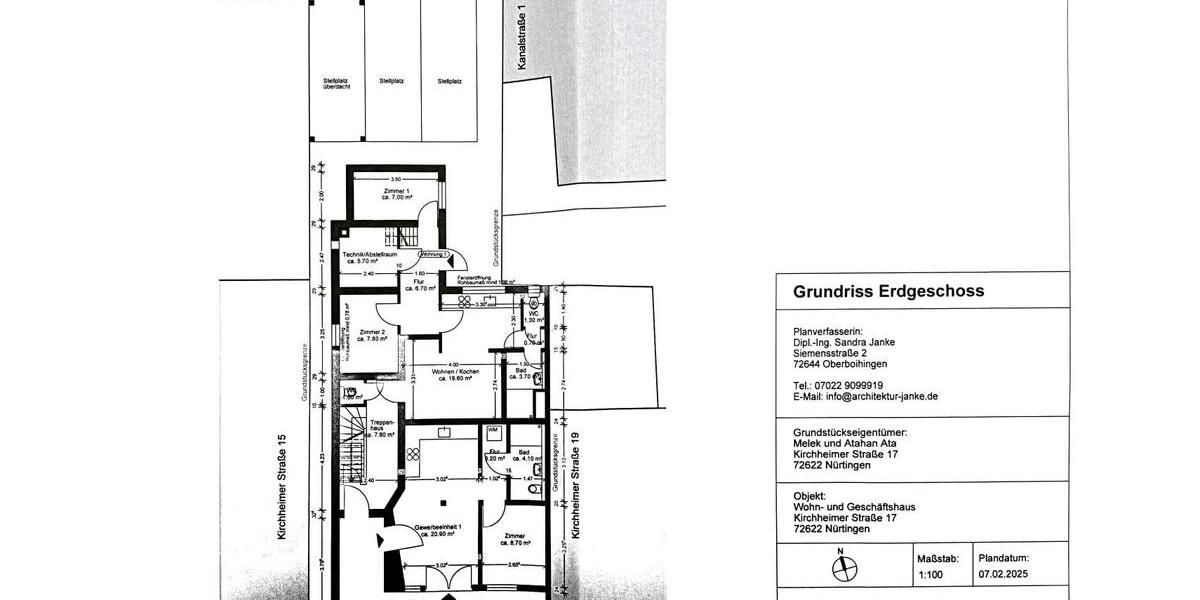 Doppelhaushälfte Nürtingen - 13 Zimmer, 210 m&sup2;, 450.000&euro; | Angebot:25991197