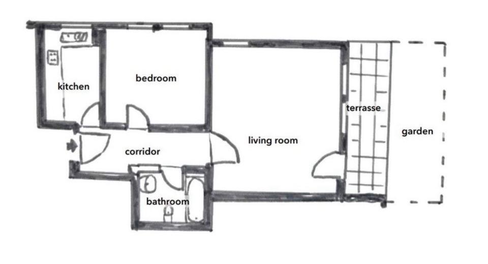 Erdgeschoßwohnung Böblingen - 2 Zimmer, 60 m&sup2;, 1.200&euro; | Angebot:27619219