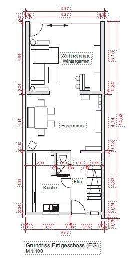 Reihenmittelhaus Reutlingen / Orschel-Hagen Orschel-Hagen - 3 Zimmer, 126 m&sup2;, 484.000&euro; | Angebot:25684511