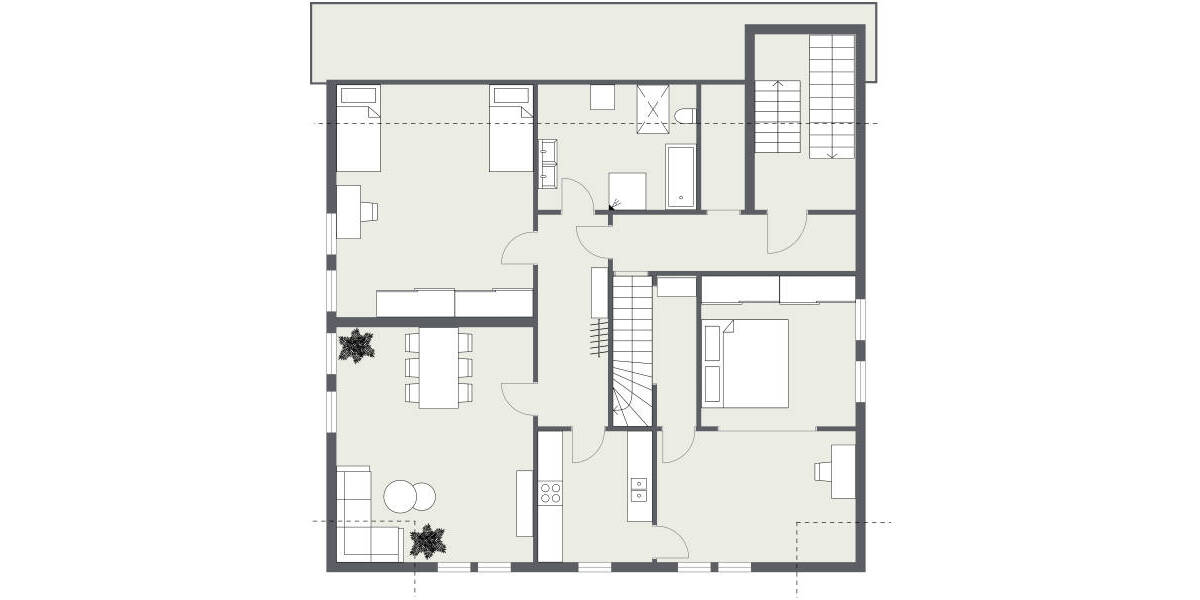 Etagenwohnung Frickenhausen - 3 Zimmer, 91 m&sup2;, 980&euro; | Angebot:26377176