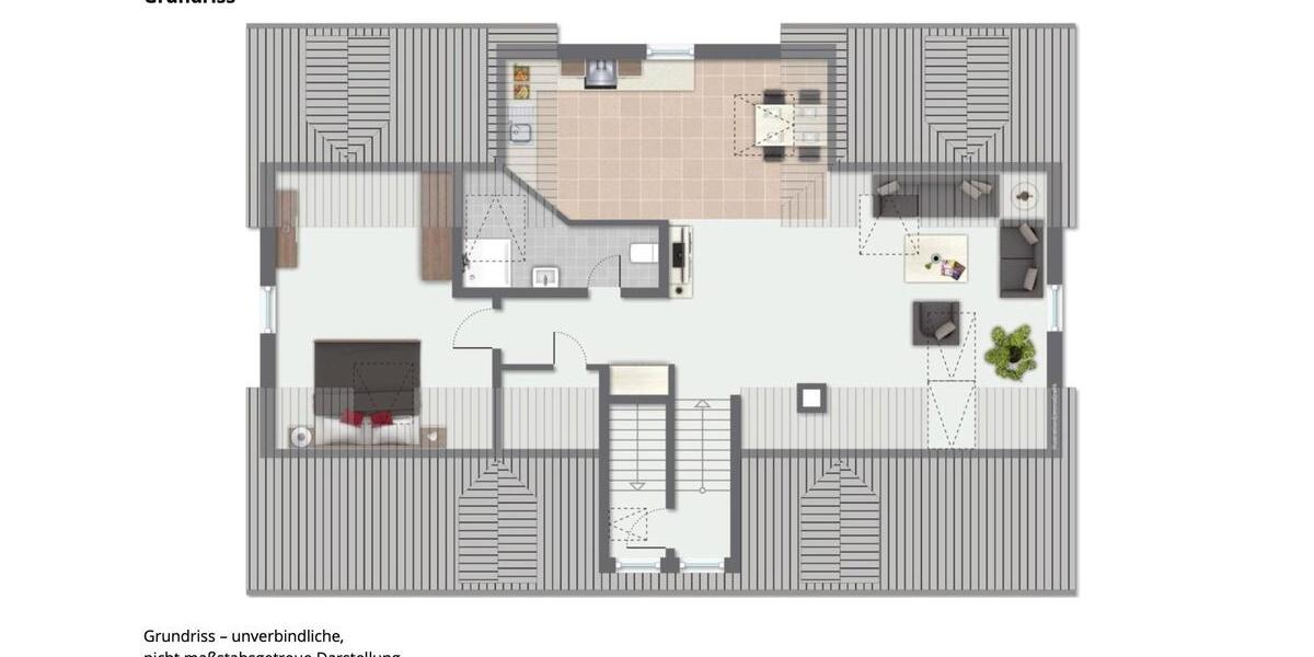 Dachgeschoßwohnung Esslingen am Neckar - 2.5 Zimmer, 49 m&sup2;, 800&euro; | Angebot:25989322