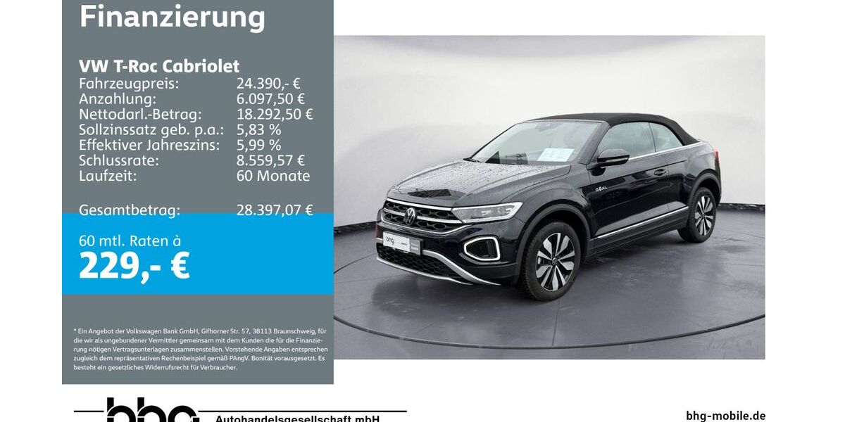 VW T-Roc 6.552 km 23.990 &euro; Mössingen 72116