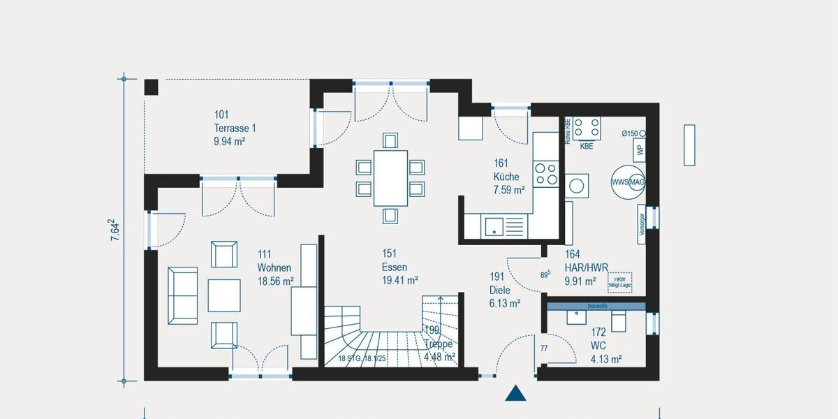 Villa in Filderstadt mit Bauplatz - Individuell geplantes Traumhaus mit gehobener Ausstattung - Villa Filderstadt Plattenhardt | Angebot:27644199