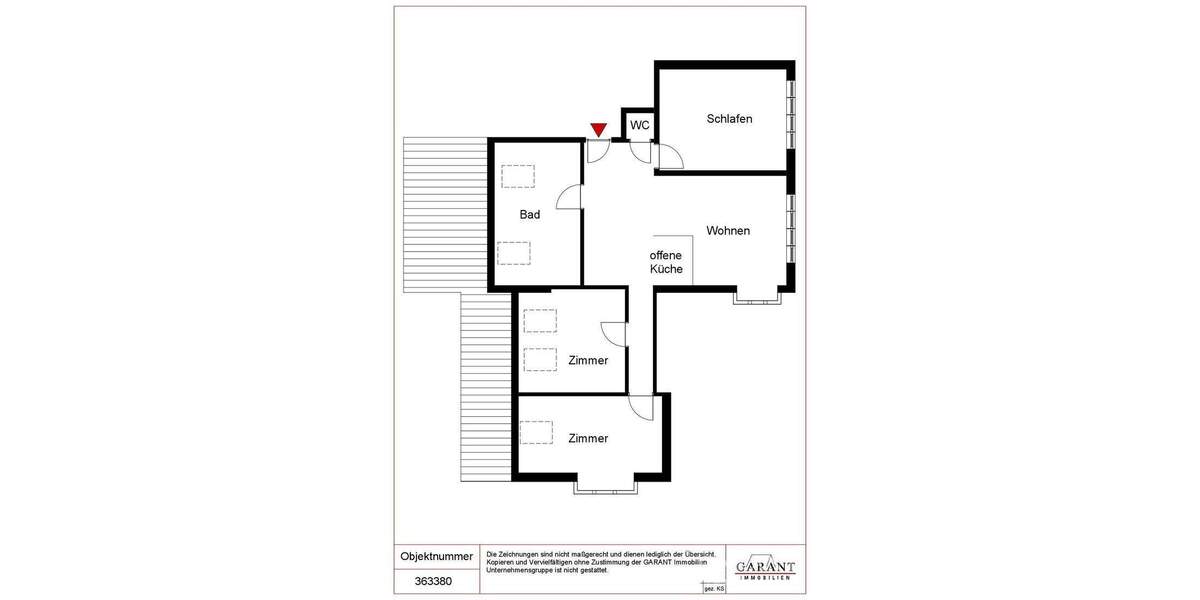 Etagenwohnung Pfullingen - 4 Zimmer, 125 m&sup2;, 330.000&euro; | Angebot:25707630