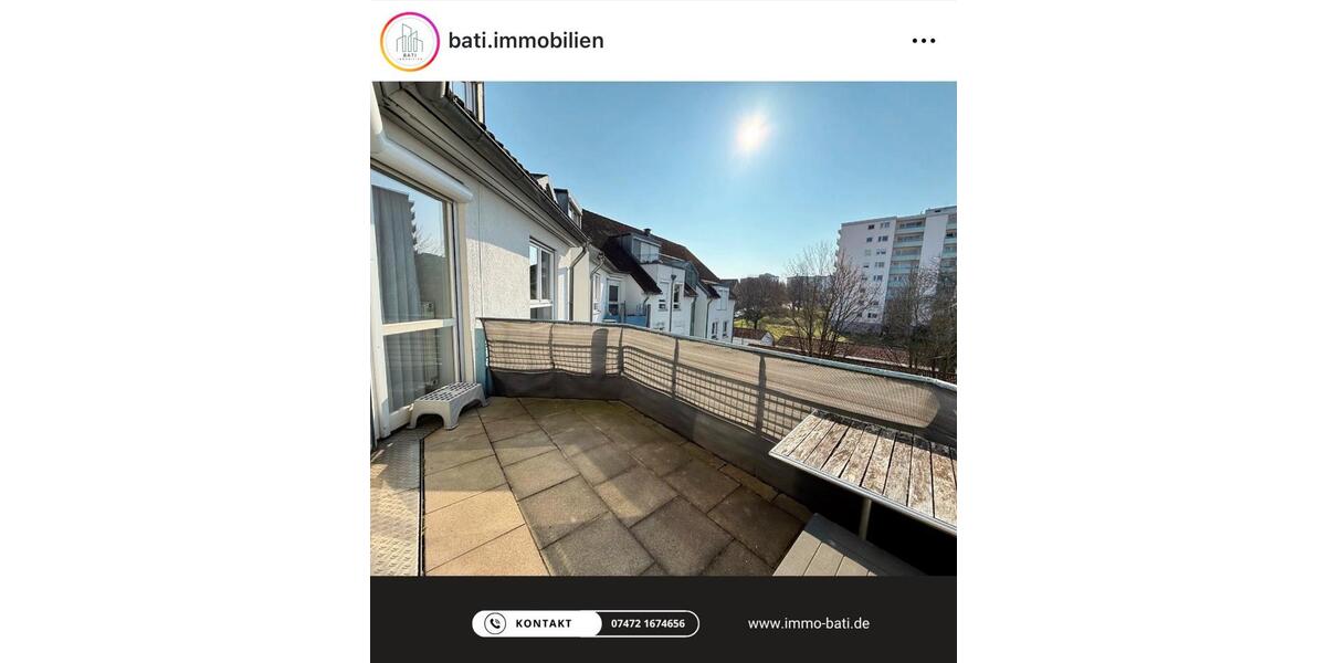 Etagenwohnung Rottenburg am Neckar - 3 Zimmer, 78 m&sup2;, 314.000&euro; | Angebot:26088057