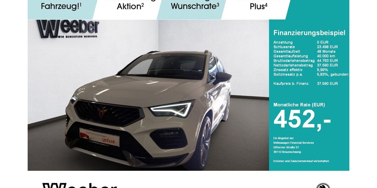 Cupra Ateca 21.744 km 35.490 &euro; Herrenberg 71083