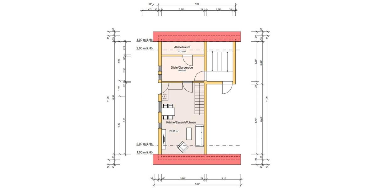 Maisonettenwohnung Gammertingen - 3 Zimmer, 130 m&sup2;, 1.300&euro; | Angebot:24844997