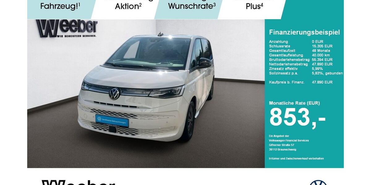 VW T7 Multivan 88.267 km 47.890 &euro; Herrenberg 71083