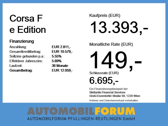 Opel Corsa 59.503 km 13.393 &euro; Pfullingen 72793