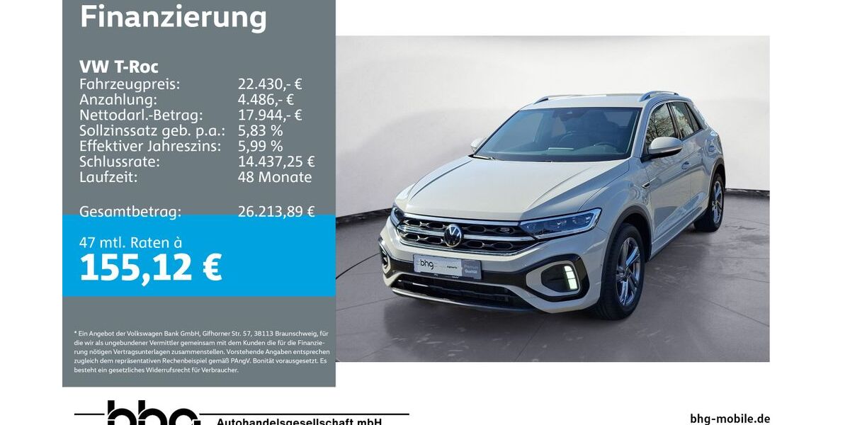 VW T-Roc 24.902 km 22.430 &euro; Metzingen 72555