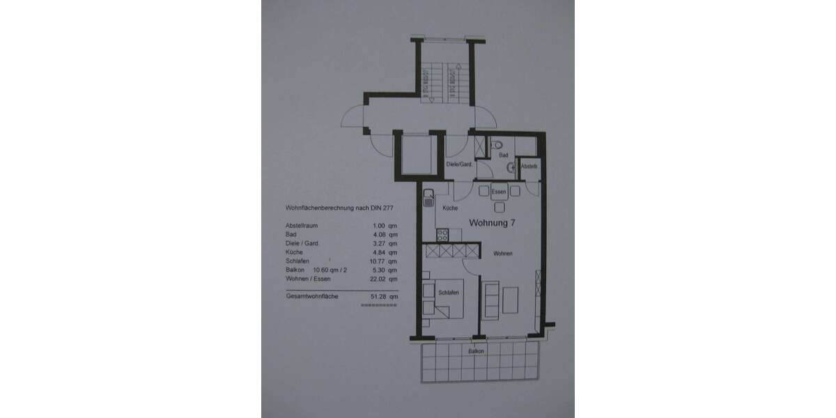 Etagenwohnung Bondorf - 2 Zimmer, 51 m&sup2;, 287.000&euro; | Angebot:21221261