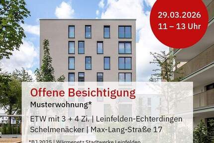 Wohnung Leinfelden-Echterdingen Leinfelden - 4 Zimmer, 97 m&sup2;, 679.000&euro; | Angebot:25708900