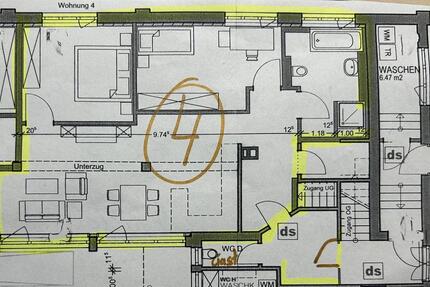 Wohnung Münsingen - 3 Zimmer, 82 m&sup2;, 800&euro; | Angebot:27554046