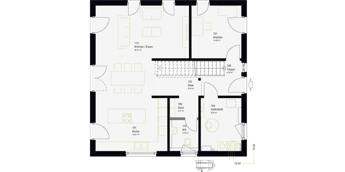Einfamilienhaus Bodelshausen - 5 Zimmer, 162 m&sup2;, 501.529&euro; | Angebot:25679498
