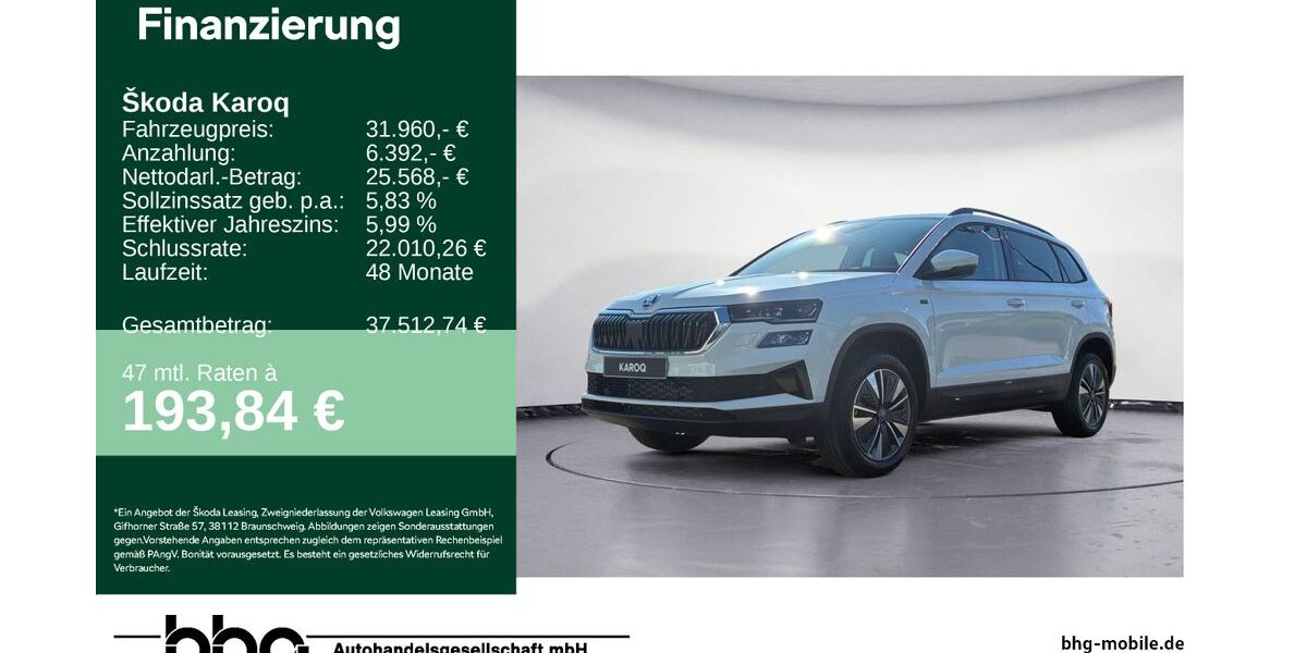 Skoda Karoq 9.200 km 30.490 &euro; Reutlingen 72770
