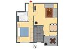 Etagenwohnung Böblingen Böblingen (Stadt) - 2 Zimmer, 61 m&sup2;, 750&euro; | Angebot:26188745