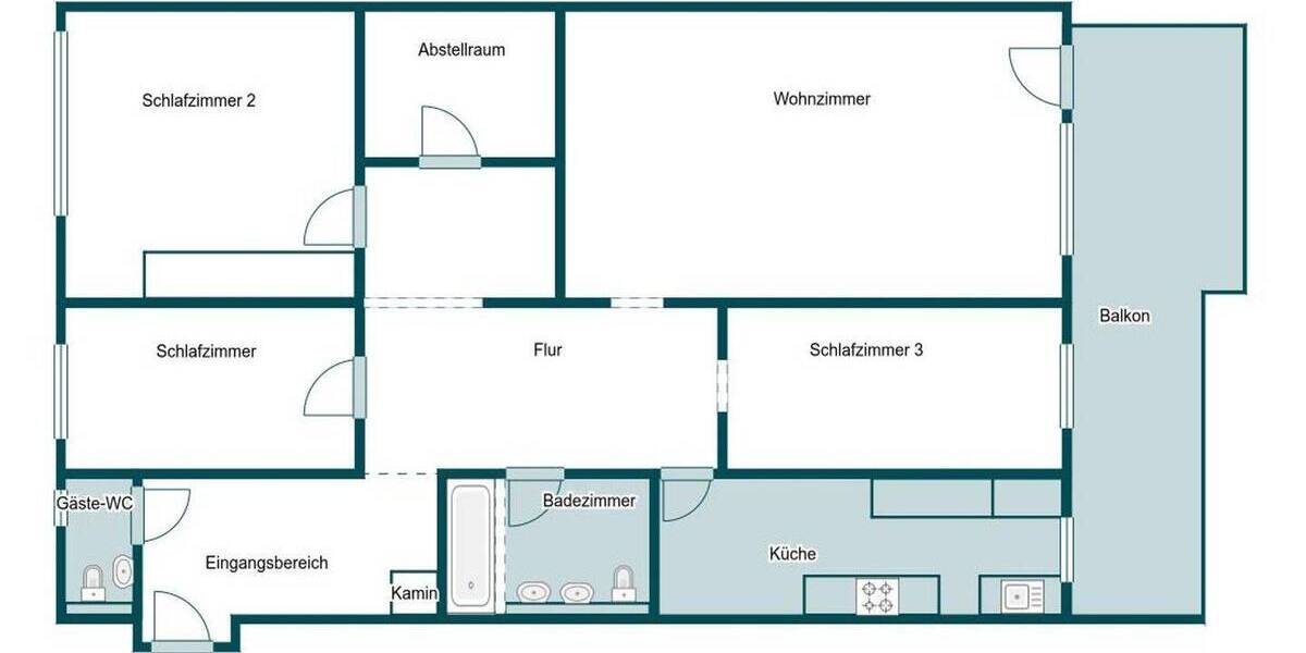 Etagenwohnung Reutlingen Innenstadt - 4 Zimmer, 129 m&sup2;, 359.000&euro; | Angebot:26094092