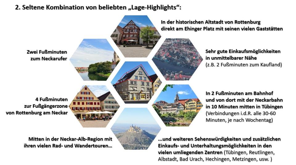 Maisonettenwohnung Rottenburg am Neckar - 2 Zimmer, 75 m&sup2;, 289.000&euro; | Angebot:25415568