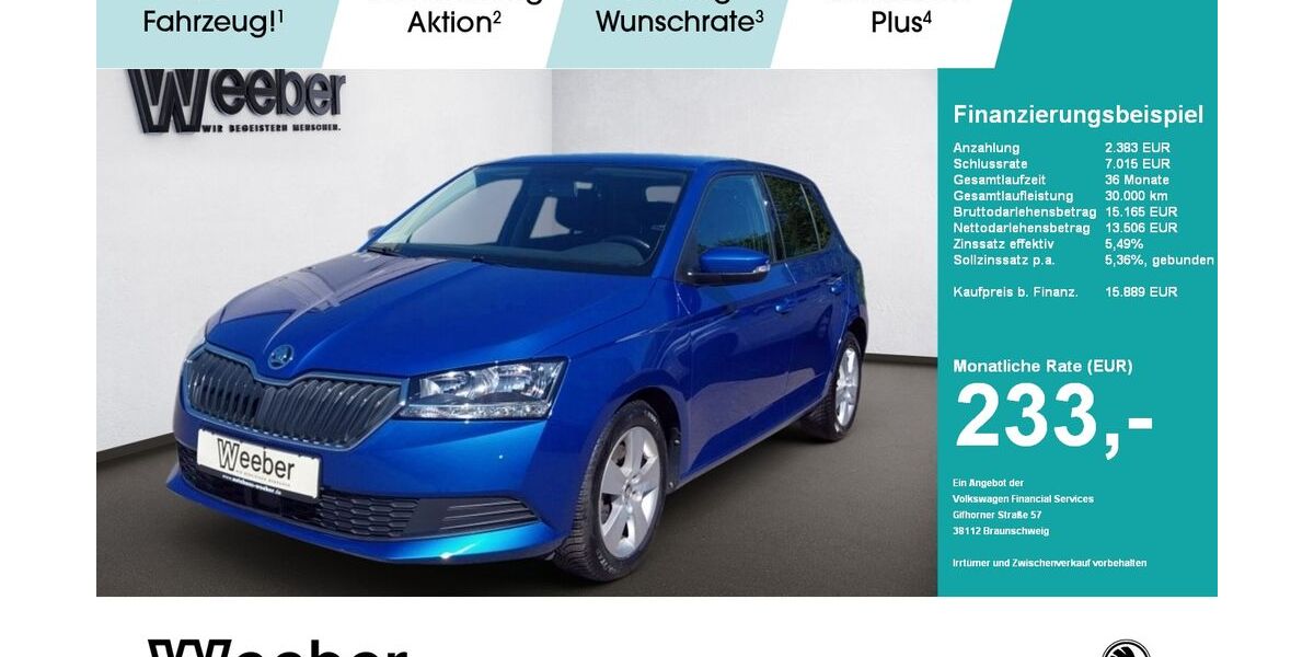 Skoda Fabia 28.972 km 15.490 &euro; Herrenberg 71083