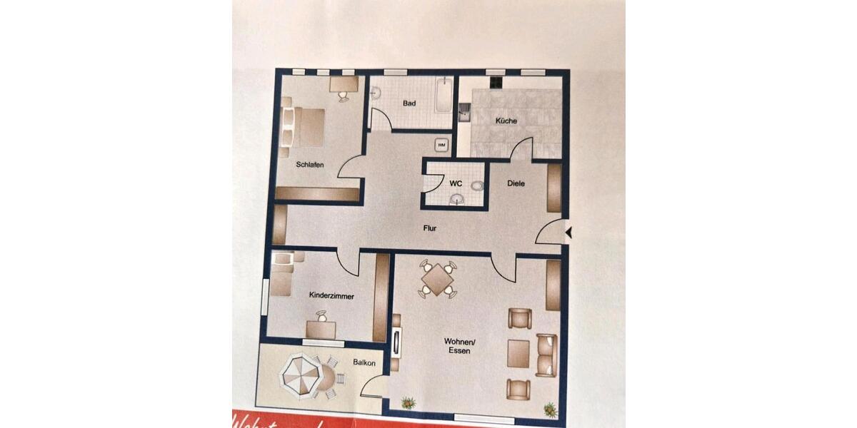 Etagenwohnung Eningen unter Achalm - 3 Zimmer, 74 m&sup2;, 240.000&euro; | Angebot:25080481