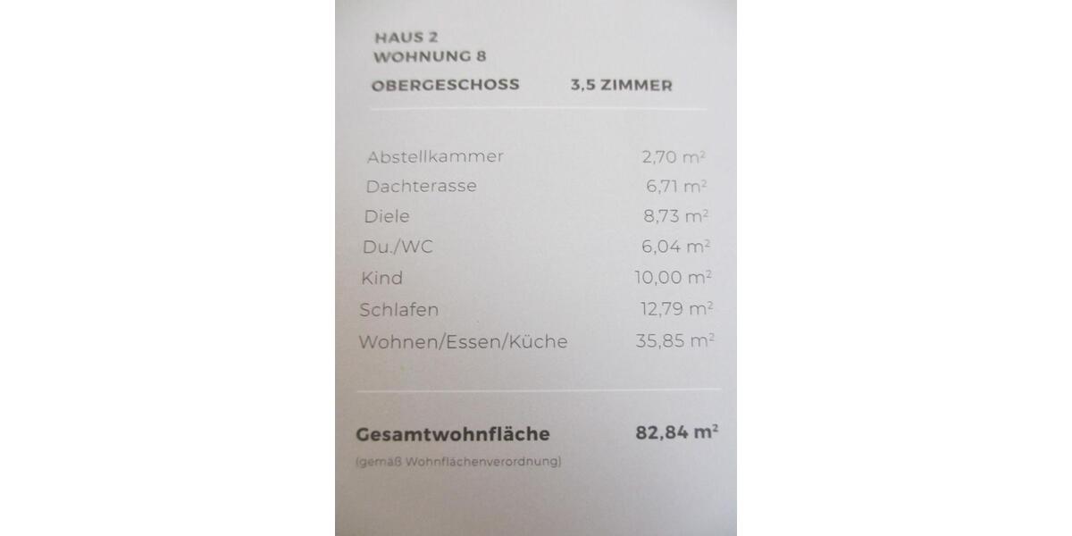 Etagenwohnung Bodelshausen - 3.5 Zimmer, 83 m&sup2;, 1.150&euro; | Angebot:25989297