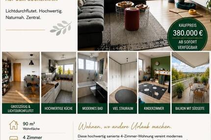 Wohnung Dettingen unter Teck - 4 Zimmer, 90 m&sup2;, 380.000&euro; | Angebot:26834039