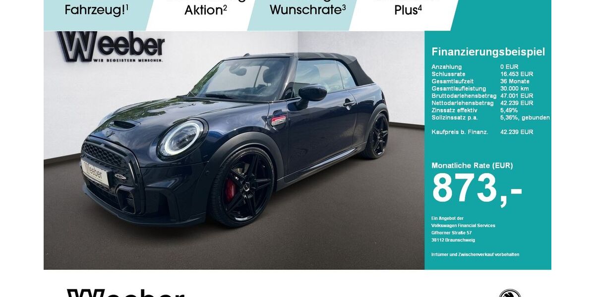 Mini John Cooper Works Cabrio 9.209 km 41.690 &euro; Herrenberg 71083