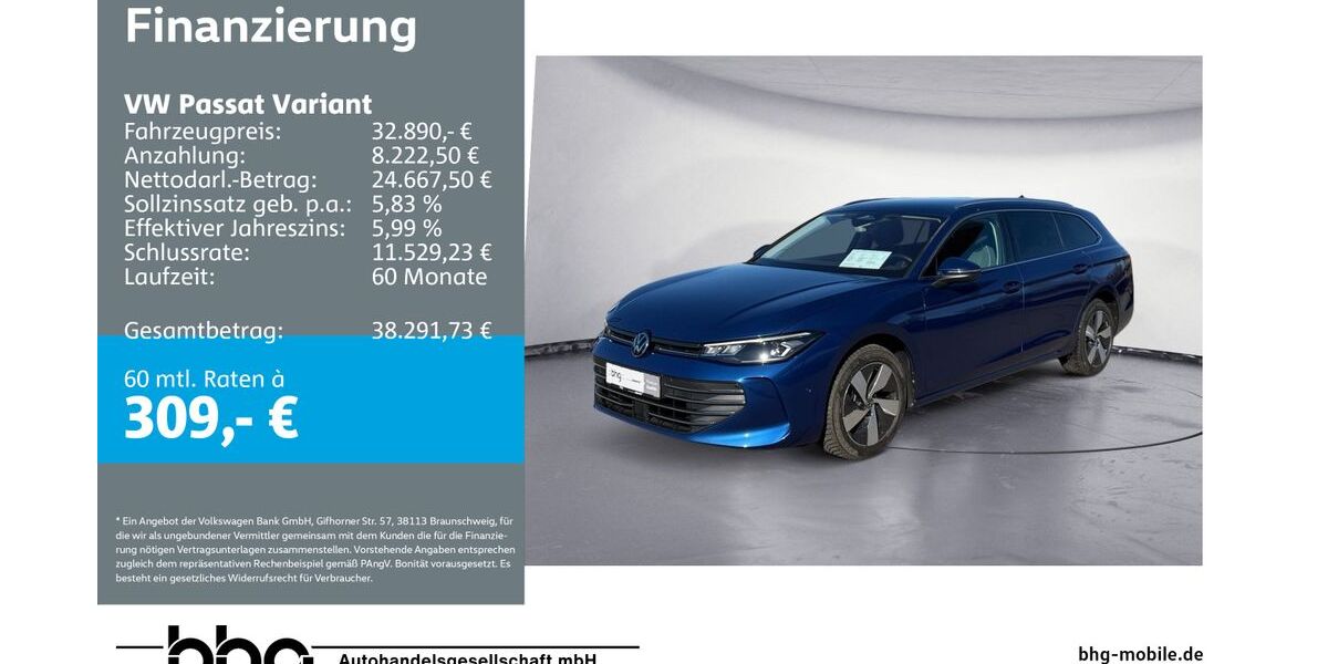 VW Passat Variant 16.899 km 32.890 &euro; Mössingen 72116