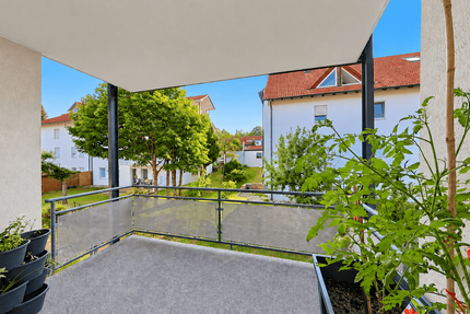 Gepflegte 3-Zimmer-Wohnung mit Balkon, Einbauküche & Stellplatz in Münsingen - Wohnung Münsingen | Angebot:27532422