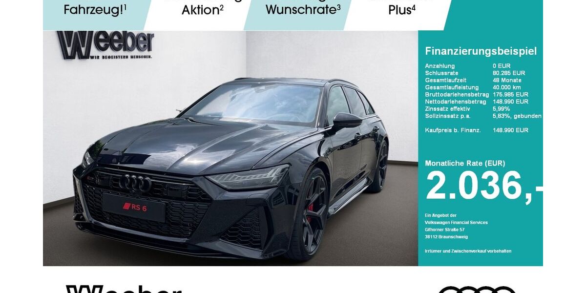 Audi RS6 3.490 km 148.990 &euro; Herrenberg 71083