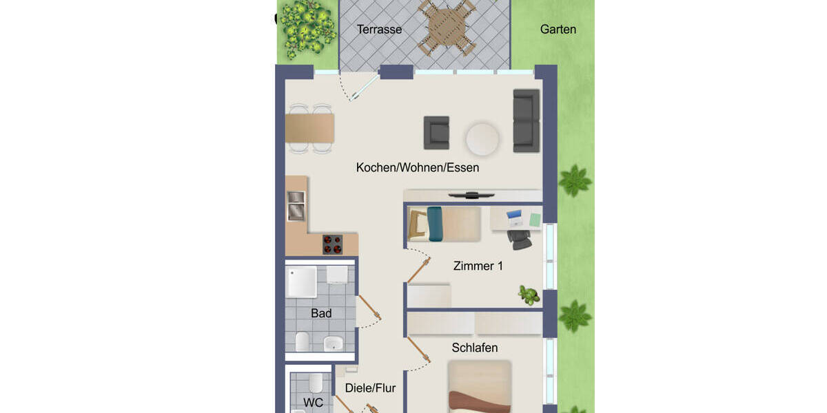 Etagenwohnung Herrenberg / Gültstein Gültstein - 3 Zimmer, 67 m&sup2;, 412.500&euro; | Angebot:25692104
