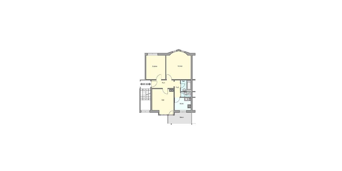 Etagenwohnung Esslingen am Neckar - 3 Zimmer, 71 m&sup2;, 762&euro; | Angebot:25886674