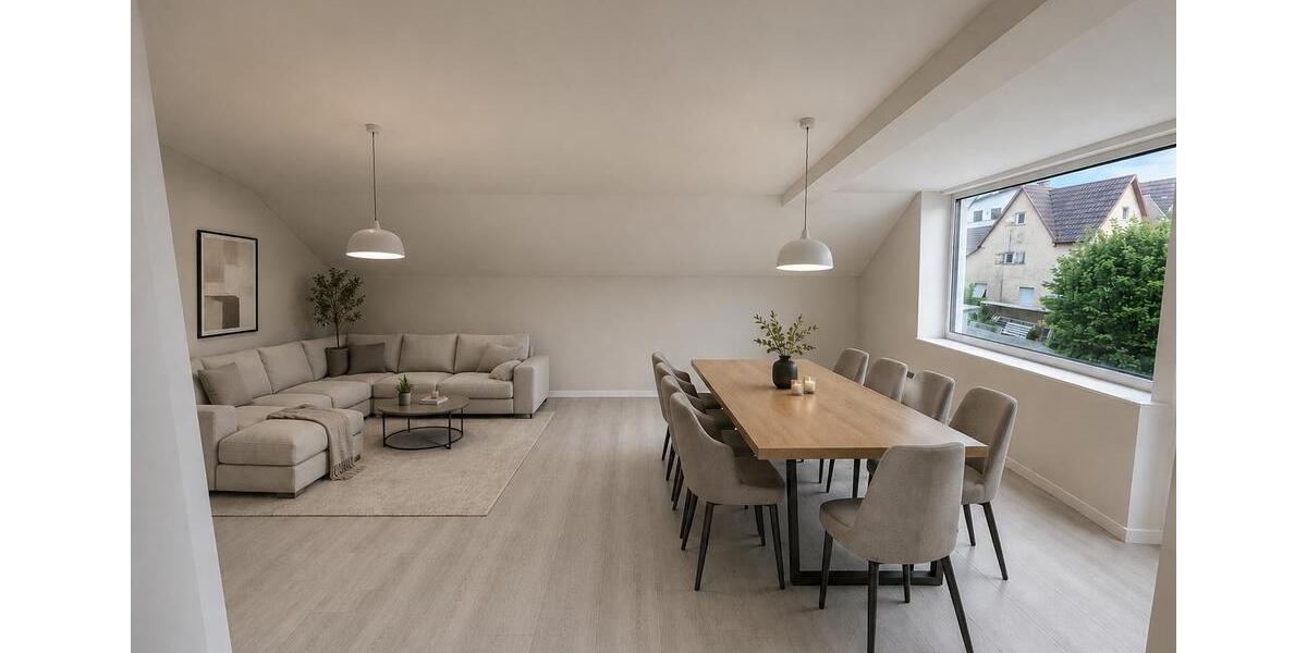 Dachgeschoßwohnung Schlaitdorf - 4 Zimmer, 107 m&sup2;, 1.500&euro; | Angebot:26486095