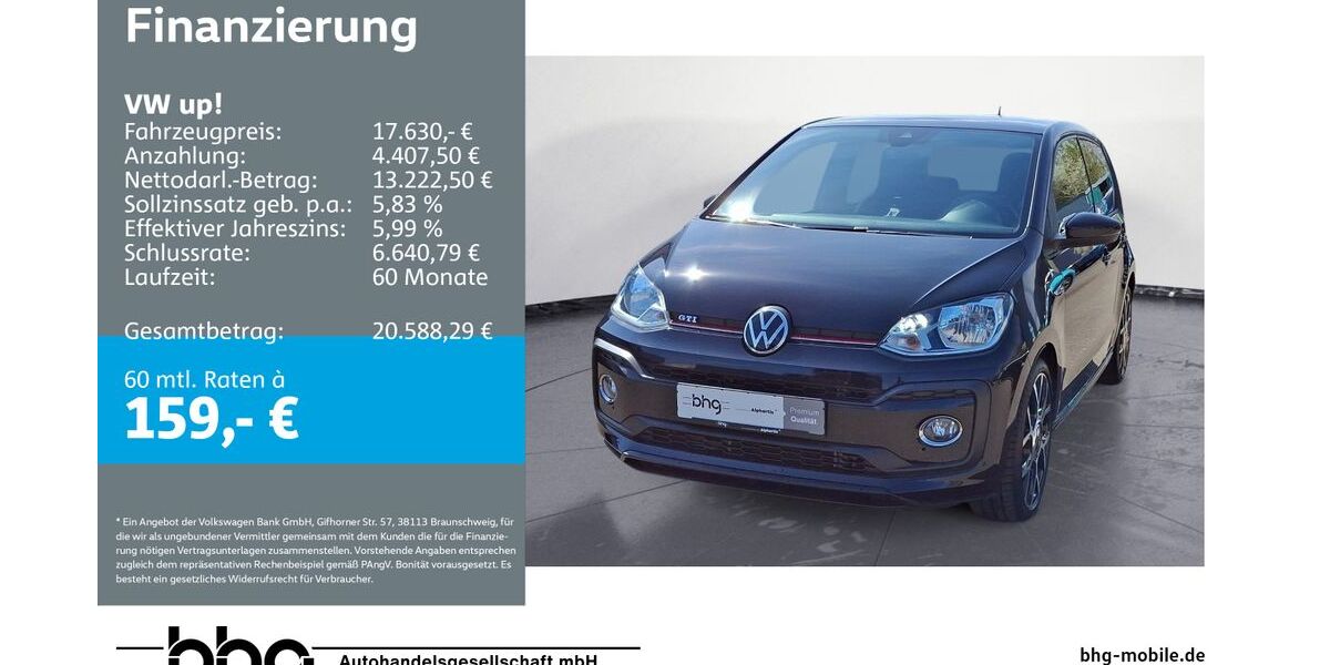 VW up! 65.589 km 17.630 &euro; Reutlingen 72770