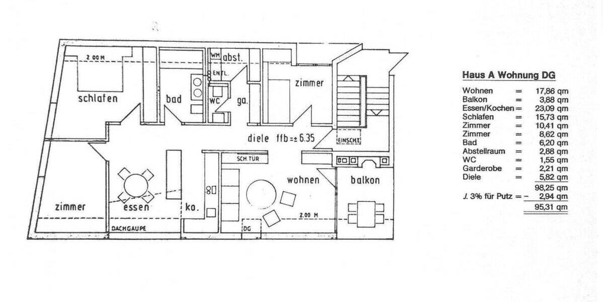 Etagenwohnung Hechingen - 4 Zimmer, 96 m&sup2;, 239.000&euro; | Angebot:25684933