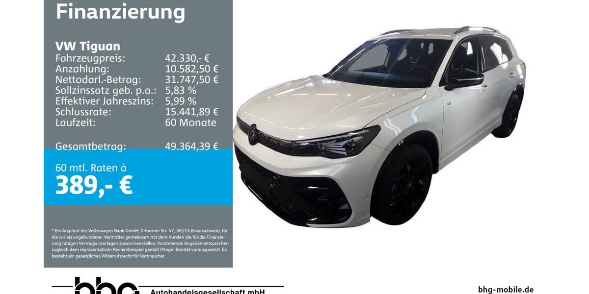 VW Tiguan 7.562 km 42.330 &euro; Reutlingen 72770