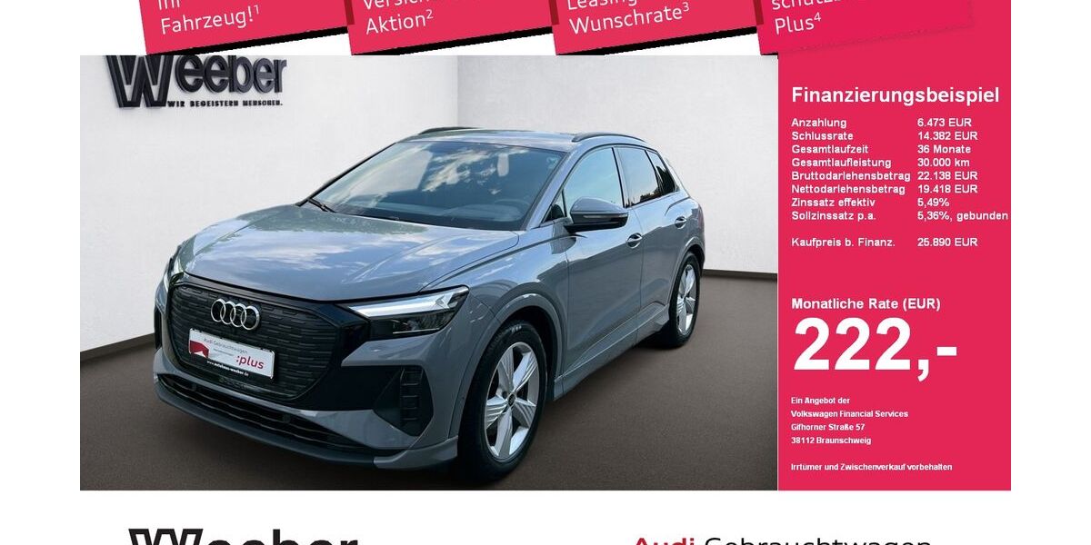 Audi Q4 e-tron 138.554 km 25.890 &euro; Herrenberg 71083