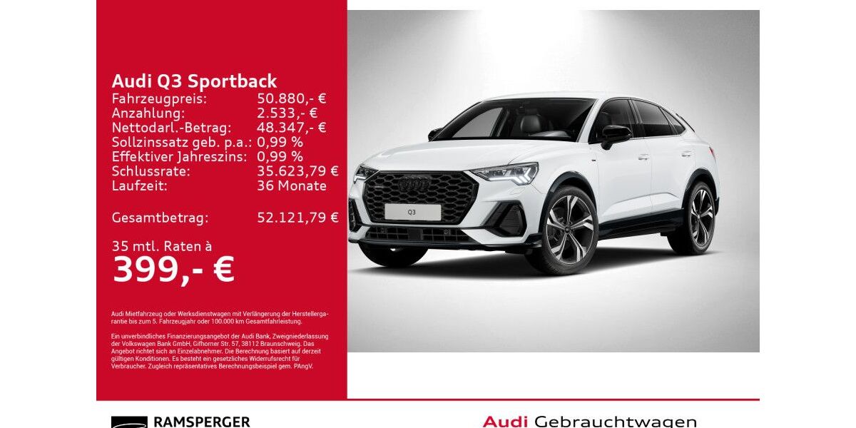 Audi Q3 14.650 km 50.880 &euro; Kirchheim 73230
