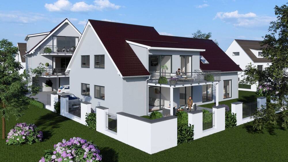 Etagenwohnung Rottenburg am Neckar Kiebingen - 4 Zimmer, 118 m&sup2;, 677.500&euro; | Angebot:25747440