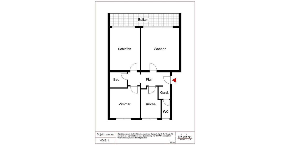 Etagenwohnung Herrenberg - 3 Zimmer, 78 m&sup2;, 359.000&euro; | Angebot:25707833
