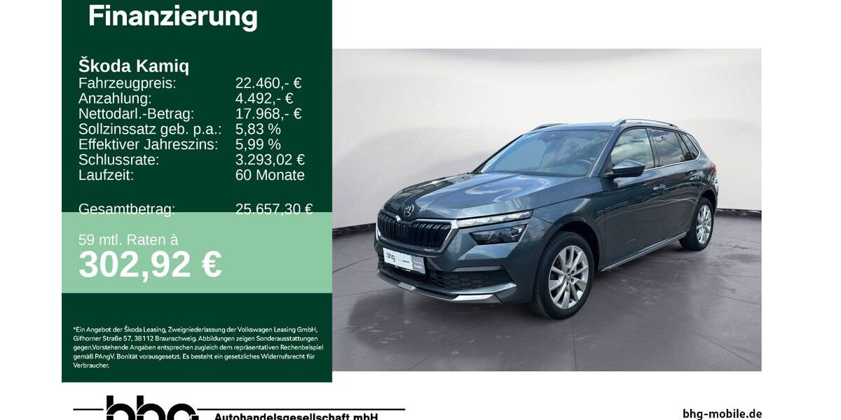 Skoda Kamiq 53.500 km 22.460 &euro; Tübingen 72072