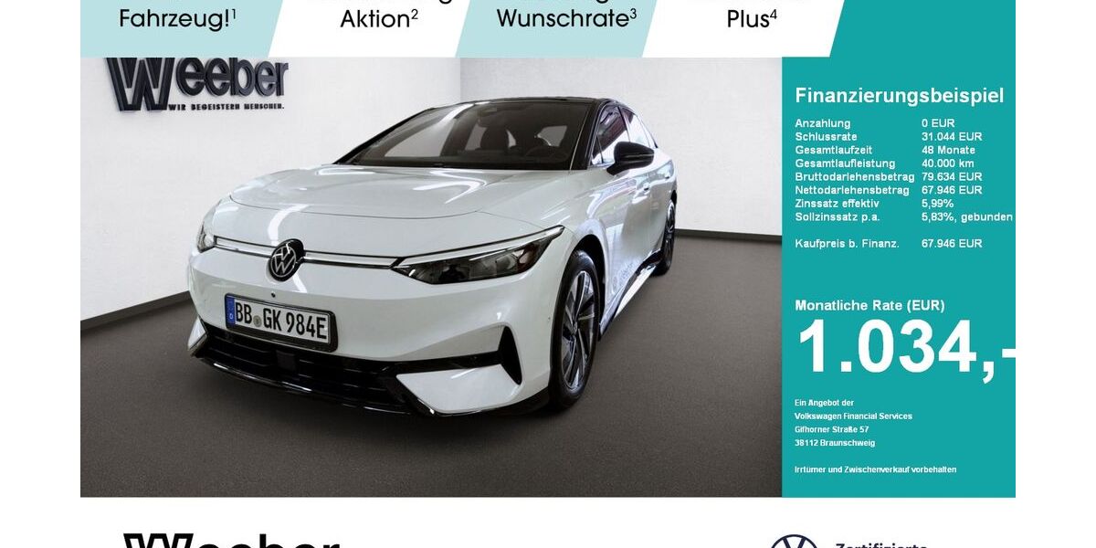 VW ID.7 7.000 km 67.946 &euro; Herrenberg 71083