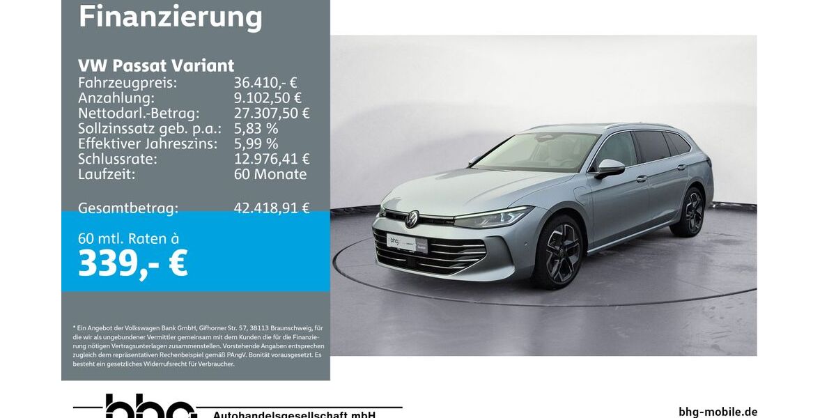 VW Passat Variant 26.063 km 36.410 &euro; Reutlingen 72770