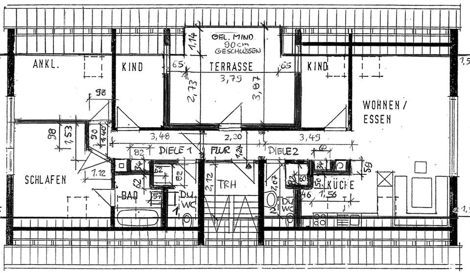 Dachgeschoßwohnung Altdorf - 5 Zimmer, 98 m&sup2;, 950&euro; | Angebot:26006806
