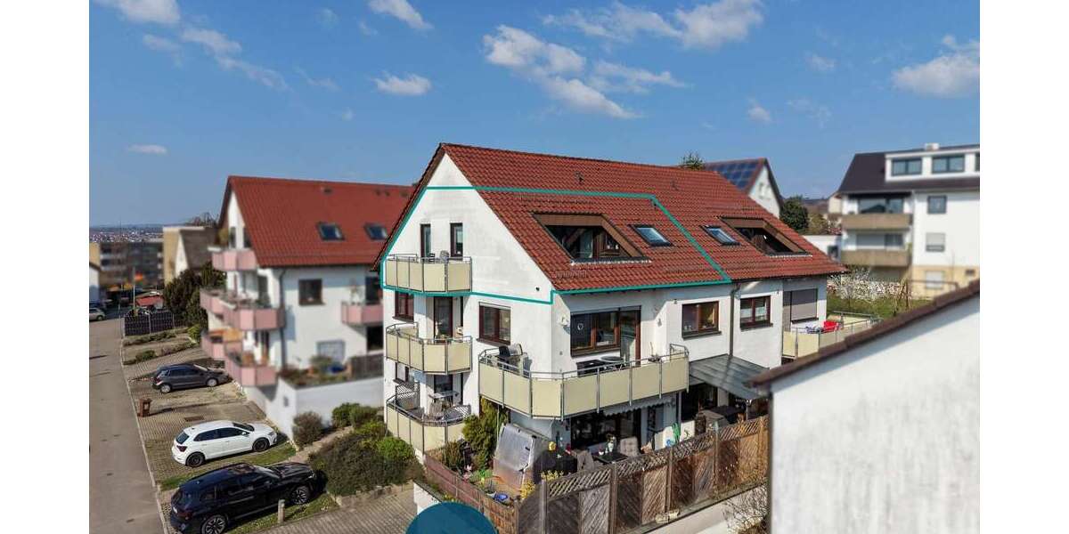 Etagenwohnung Wendlingen am Neckar - 2 Zimmer, 57 m&sup2;, 206.000&euro; | Angebot:26531217