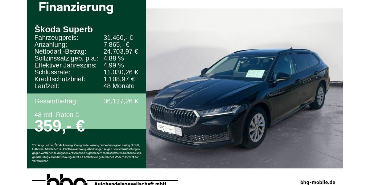Skoda Superb 22.221 km 30.890 &euro; Mössingen 72116